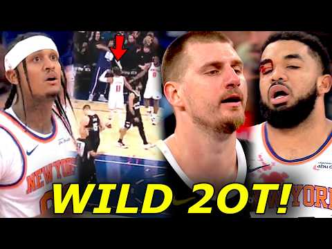 WILD 2OT! Nag celebrate agad si Towns akala panalo na, takeover si Jalen Brunson! | 8 straight win