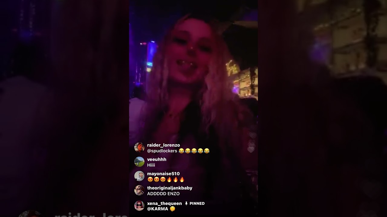 Toxiicfaiiry clubbing (flysoulja girlfriend)Instagram live 12-19-21