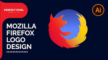 Mozilla Firefox Logo Design In Adobe Illustrator CC