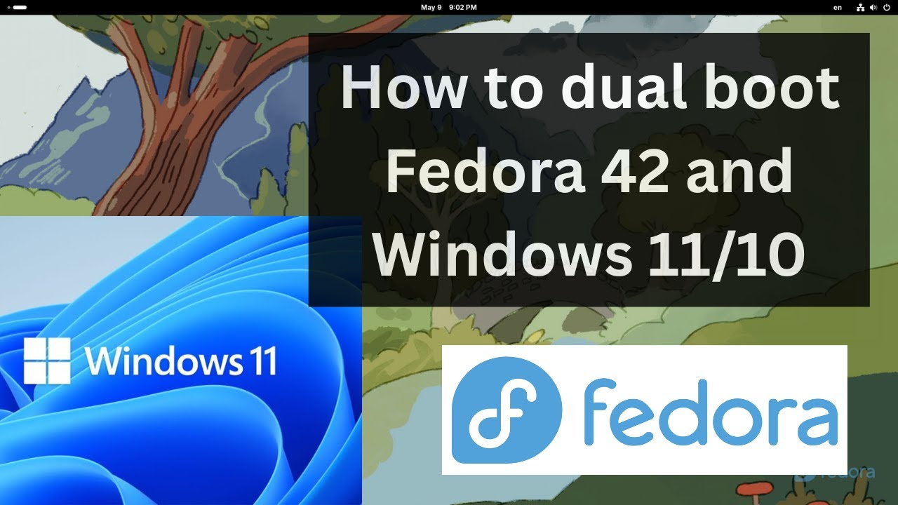 🎯 Cómo Hacer Dual Boot Windows 11 y Fedora 42 | Instalar Linux junto a ...