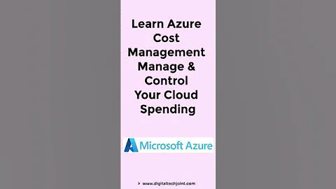Azure Cost Management Tutorial