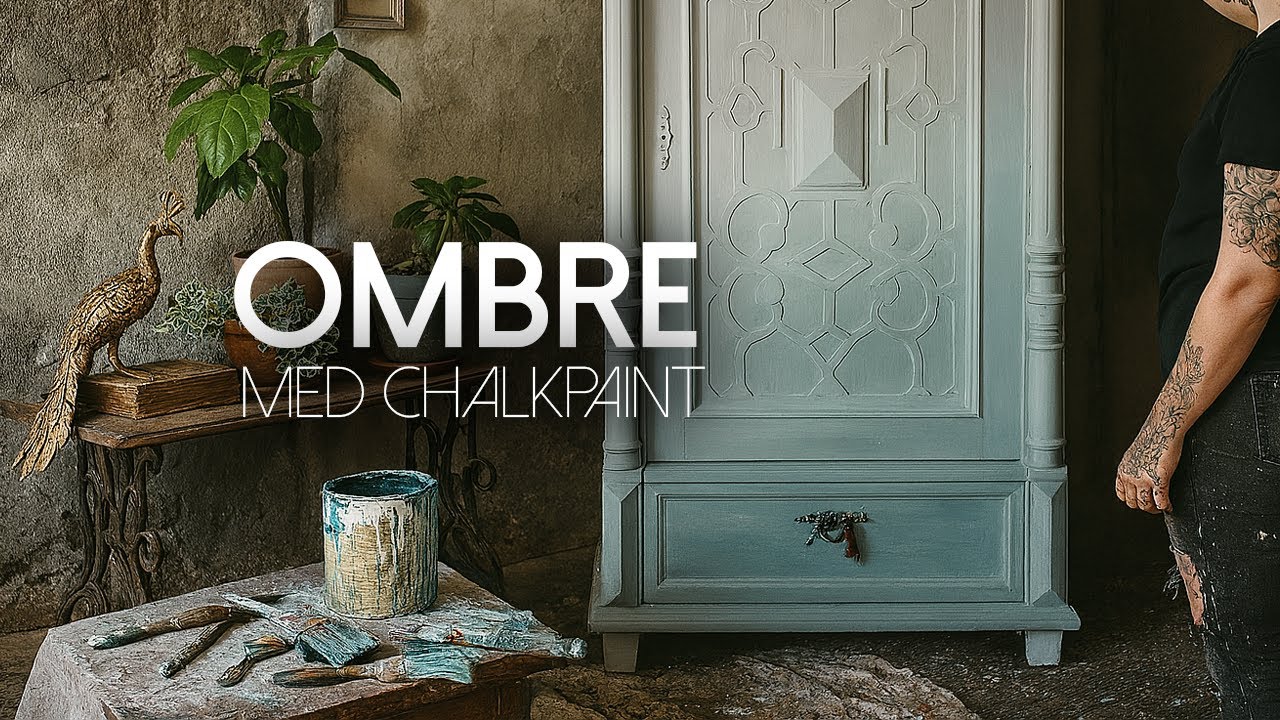 Så gör du Ombre med Chalk Paint - Steg för steg - Mjuk färgöverföring på möbler