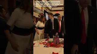 Barron Trump continues to impress with his composure, height, and classy style ✨❤️