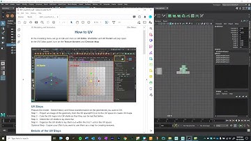UV maps in Maya - part 1 - Introduction to UVs