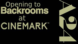 Opening To Backrooms (2026) At Cinemark 