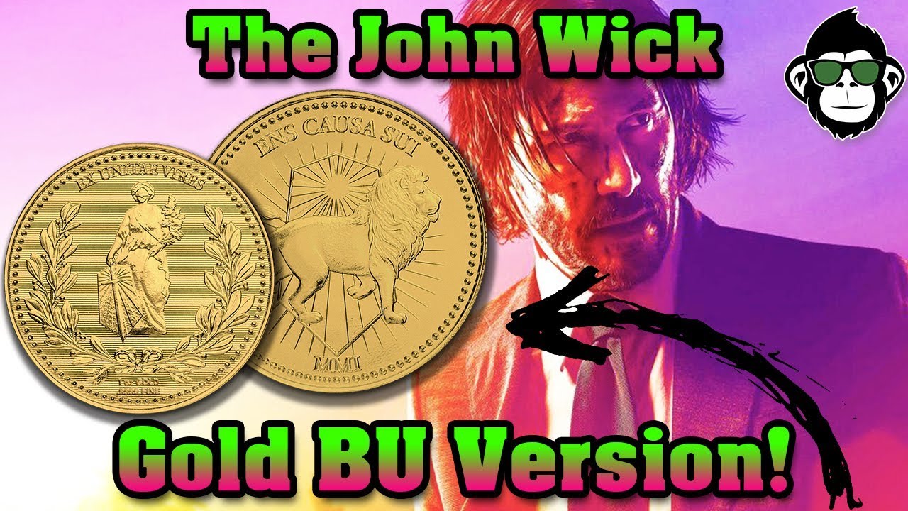 Apmex Exclusive: John Wick 1oz Gold Bullion Round