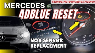 Mercedes AdBlue And NOX Problem Fix | P229F09, P13F600, P229F62, P13E400