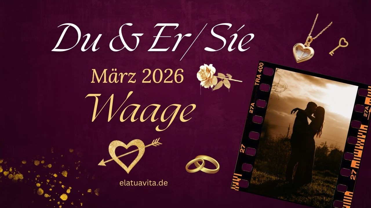 Waage ♎ März 2026 ✨💖🍀 Endlich! Schluss mit Prokrastination!