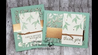How to Create a Gorgeous Fall card with Beautiful Autumn