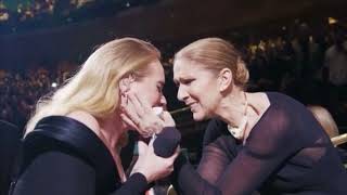 Adele Breaks Down in Tears Embracing Celine Dion