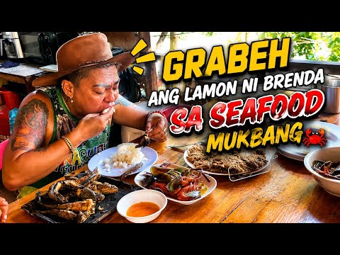 GRABEH ANG LAMON NI @BrendaMageOfficial SA SEAFOOD MUKBANG NIYA😱