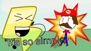 If I Say "E" Mario Explodes Clip But Its BFDI