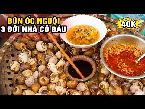 Hướng dẫn Cách nấu bún ốc hà nội – Bún Ốc Nguội 3 ĐỜI Nhà Cô Báu | Bán Từ 9h Sáng Đến 18h Tối #STF