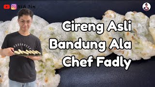 Resep Cireng Asli Bandung ala Chef|Rahasia Cireng Crispy & Harum|Review Bule Swiss Makan Cireng