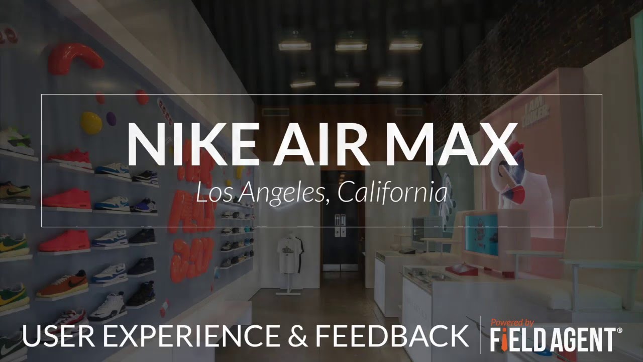 Nike Air Max Pop Up Store - User Experience & Feedback - YouTube