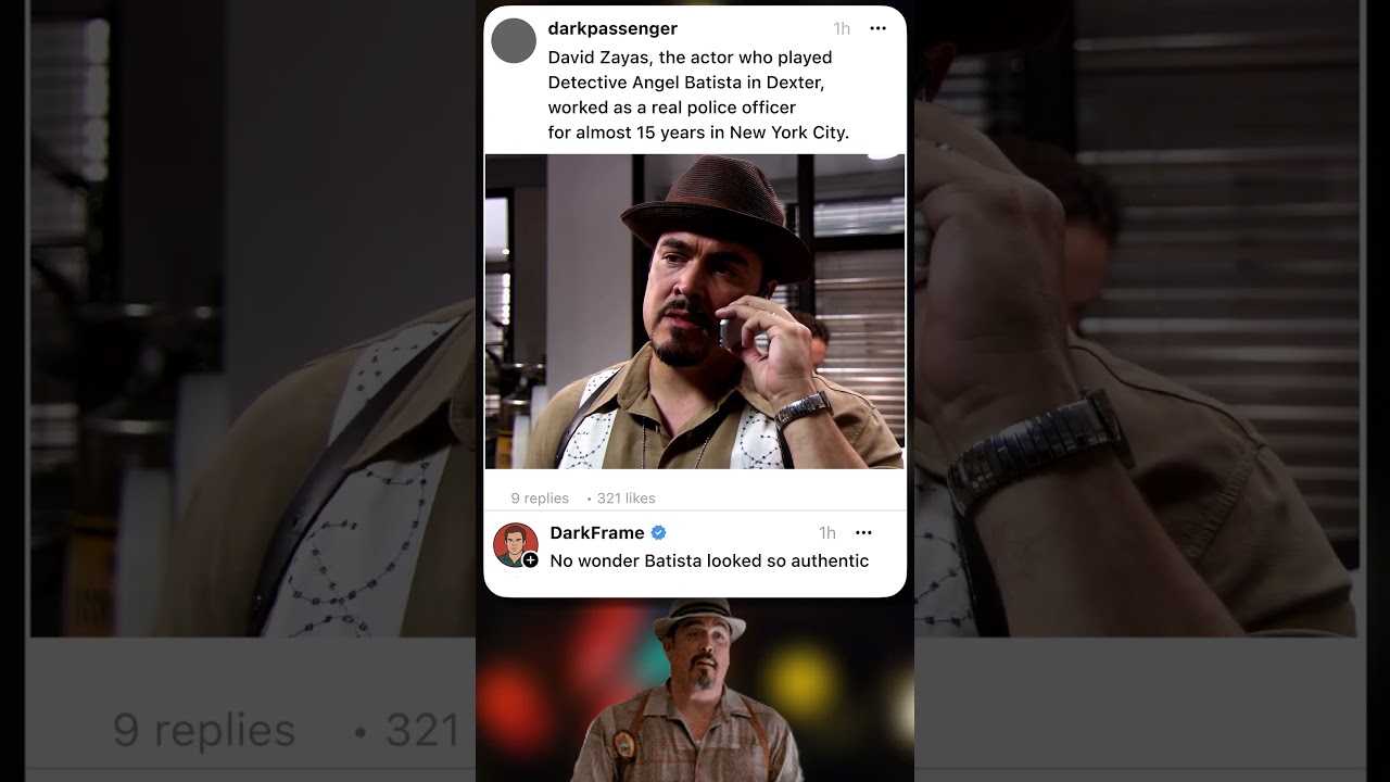 Before Dexter, Batista’s Actor Worked 15 Years as a Police Officer