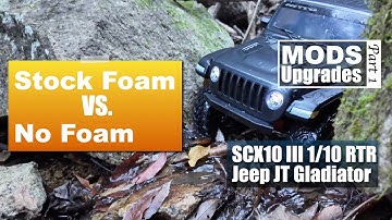 [MODs/Upgrades Part 1] Axial SCX10iii Gladiator Stock Tire w/o Form Better Performance for Climbing