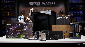 「BRO」4K Water Cooled PC Build PHANTEKS NV9 AMD RYZEN 7 9800X3D With RTX5090 NV9黑色海景房 #pcbuild
