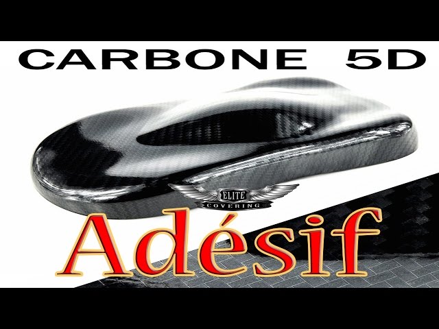 Film adhésif pour covering ( CARBONE 5D ) voiture, moto, déco maison, etc..  