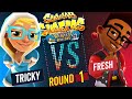 Subway Surfers Versus | Fresh VS Tricky | Winter Holiday - Round 1 | SYBO TV