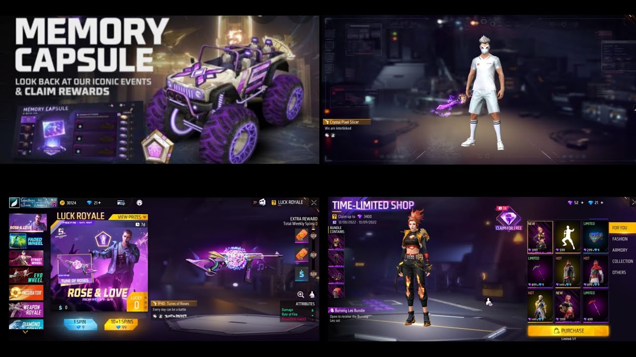 NEW PARANG SKIN|NEW MP40 GUN SKIN|NEW MEMORY CAPSULE EVENT OPEN|LIMITED PURPLE DIAMOND STORE.
