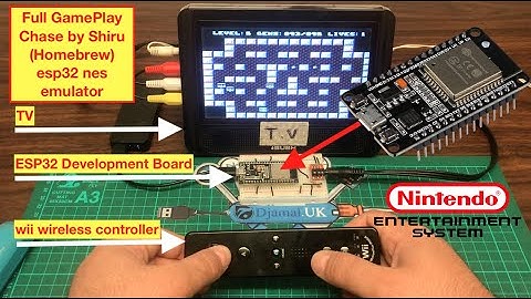 Full GamePlay Chase by Shiru (Homebrew) esp32 nes emulator