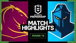 Details NRL Highlights | Brisbane Broncos v Gold Coast Titans | Match Highlights | Round 10, 2013 | NRL News