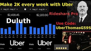 Duluth. Join Uber in Duluth and receive the highest sign-on bonus when using code UberTHOMASG595