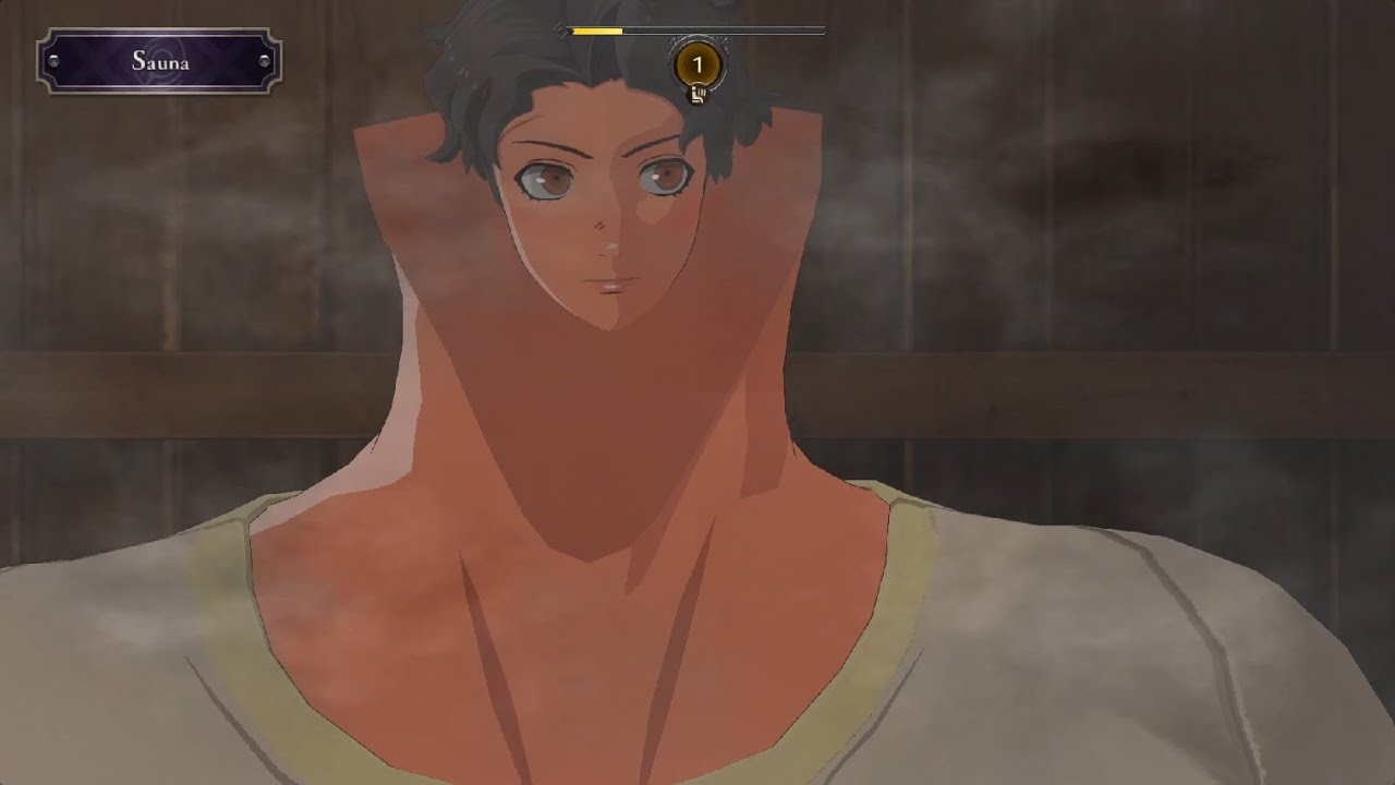 Cyrilnatz gets overheated in the sauna