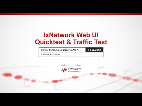 'IxNetwork Quicktest &
