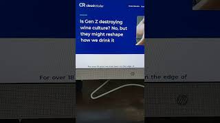 Liquor Stores: wine drinking habits of Gen Z (link in video description). #liquorsales