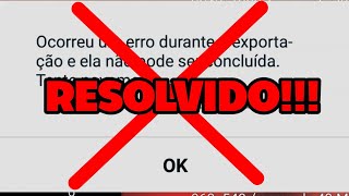 COMO RESOLVER O ERRO (INICIALIZAÇÃO DO CODEC) KINEMASTER 2019!!!