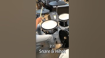 60s học trống: Bài 6 - Kết hợp trống Bass, Snare và Hihat tạo ra nhịp điệu cơ bản
