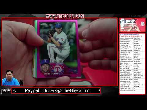 2023 Topps Chrome Breaker's Delight & Bowman Chrome HTA 2 Box Mixer Break #55 Pick Your Team