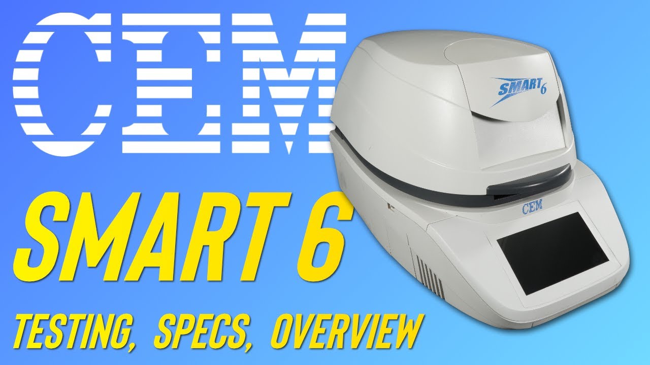 CEM Smart 6 Microwave Moisture and Solids Analyzer YouTube