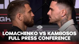 The LONGEST & most 'intimate' staredown ever? 🤔 Lomachenko vs Kambosos Press Conference | Main Event