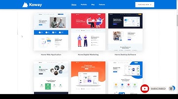Koway - Saas Landing Page WordPress Theme  RTL app landing page responsive template Tomoda