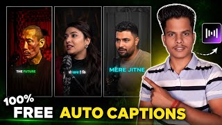 🤩100% FREE Auto Captions कैसे बनाएं🔥 Al Subtitle Generator 2026 | Voice Se Text Automatic screenshot 4