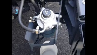 Isuzu diesel fuel water separator drain and service - How to service and care for your truck