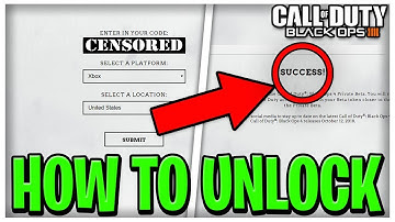 HOW TO *UNLOCK* Call of Duty: Black Ops 4 BETA!