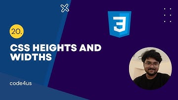 CSS Height and Width || code4us