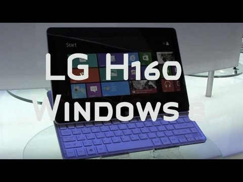 LG H160 Windows 8 Convertible Hands On CES 2013