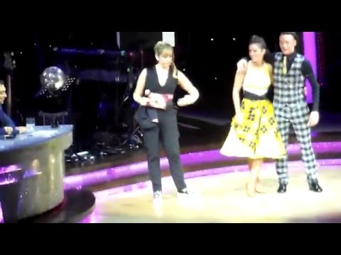 Strictly Live Tour - Frankie Bridge and Kevin Clifton post-Quickstep [Leeds, 29/01/16]