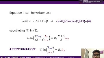 Design of widlar current mirror