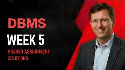 DBMS Week 5 Graded Assignment |IITM BS Degree | GA Solutions