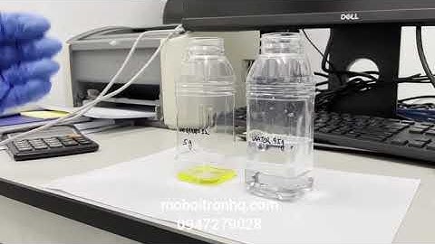 Dầu cắt gọt kim loại pha nước trong suốt, nhìn xuyên thấu được