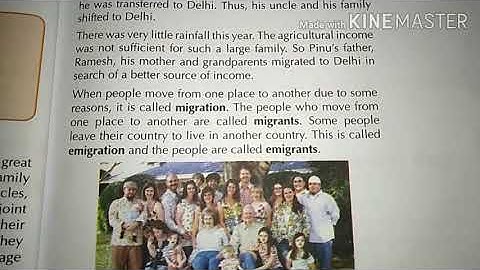 Class-5 Lesson-2(Migration and Relations)