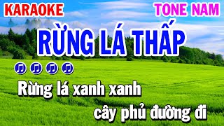 Rừng Lá Thấp Nhạc Sống Karaoke Tone Nam ( Bolero Beat Hay ) Huỳnh Lê