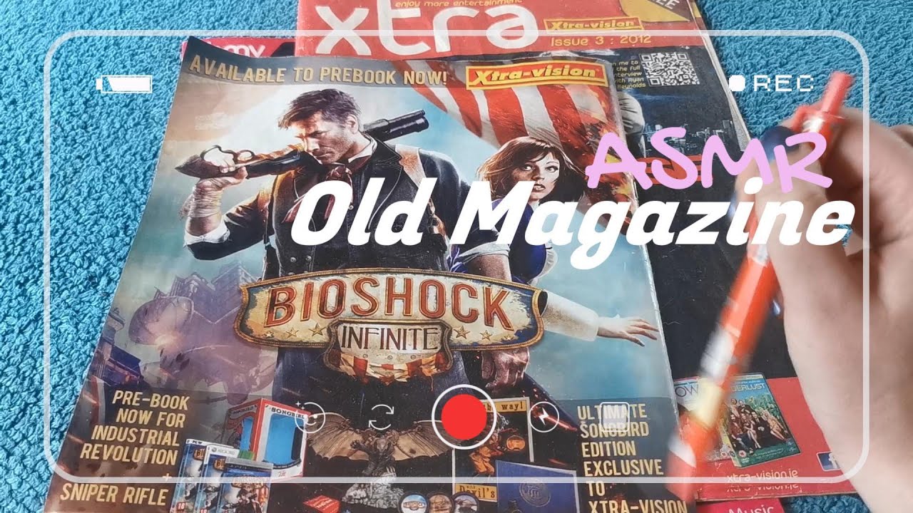 ASMR Old Magazine Flick Through