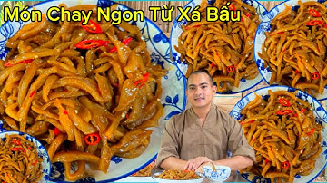 Củ Cái Xá Bấu Rim Cực Ngon Chay Mặn Đều Dùng Được  |Bếp chay thầy lâm 